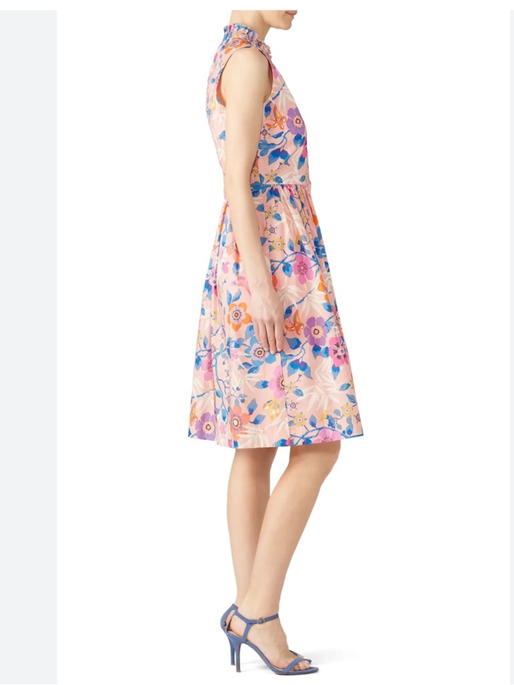 J. Crew Liberty London Pavilion Dress Pink Floral Size 8 NWTS - Picture 2 of 6